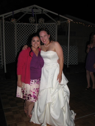 Myself with the bride!
